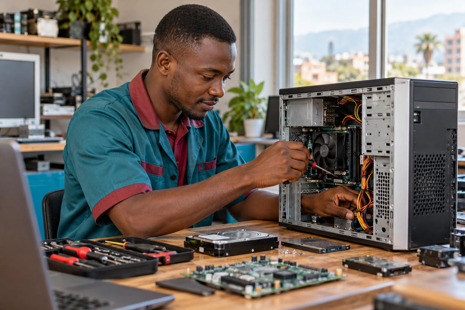 Maintenance et réparation informatique